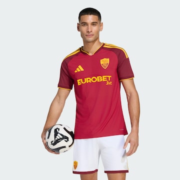 T-Shirt fonctionnel 'AS Rom 26/27 Authentic' ADIDAS PERFORMANCE en rouge : devant