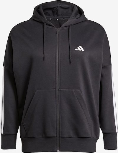 ADIDAS SPORTSWEAR Sportovní mikina 'Essentials' ve velikosti XL - černá / bílá, Produkt