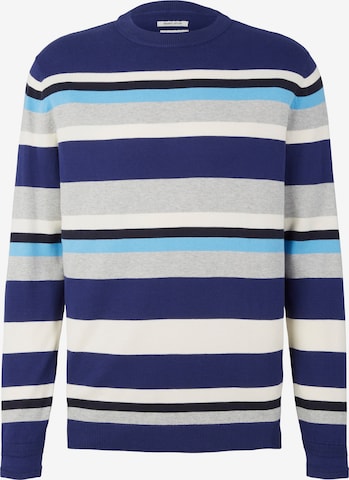 Pull-over TOM TAILOR en bleu : devant