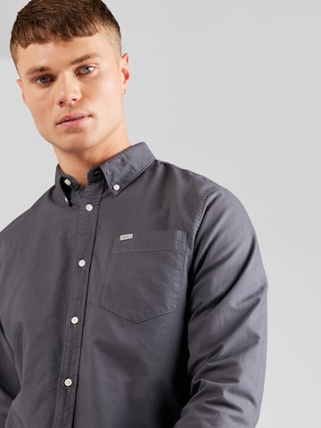 Pepe Jeans Regular fit Button Up Shirt 'Fabio' in Grey