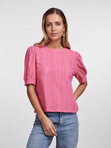 PIECES Blus 'Layla' i rosa: framsida