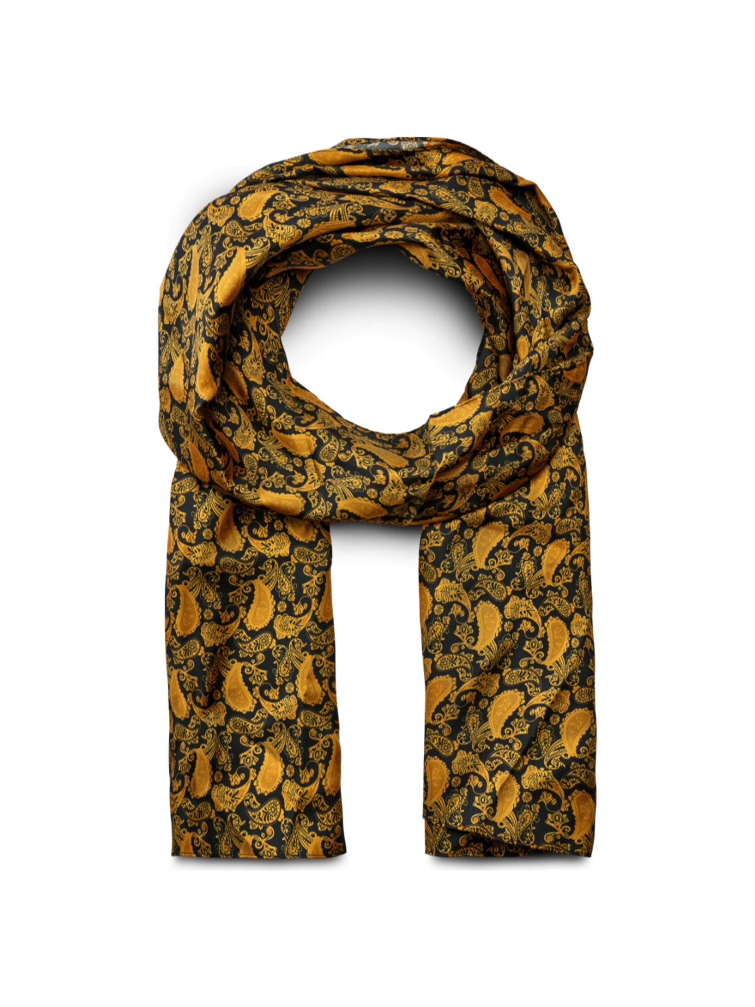 Bohemian Revolt Scarf in Gold: front