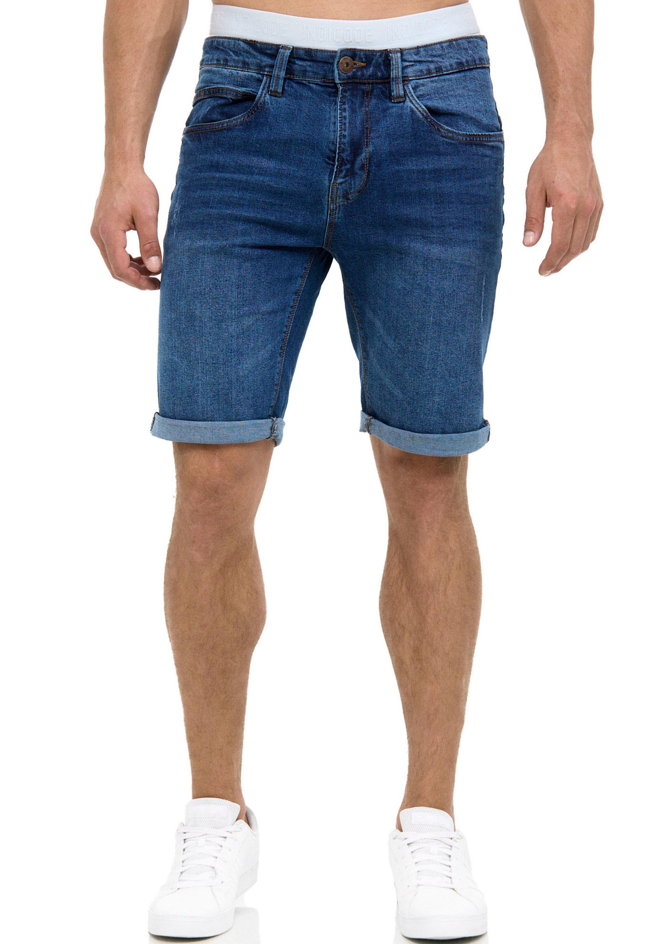 INDICODE JEANS Regular Pants in Blue: front