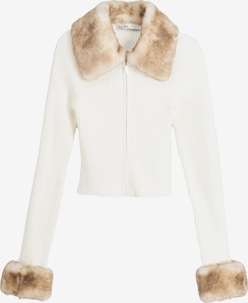 Cardigan Bershka en beige : devant