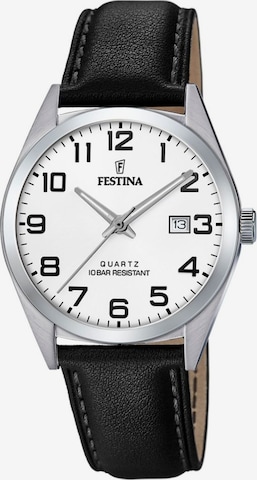 Montre à affichage analogique 'ACERO CLASICO' FESTINA en blanc : devant