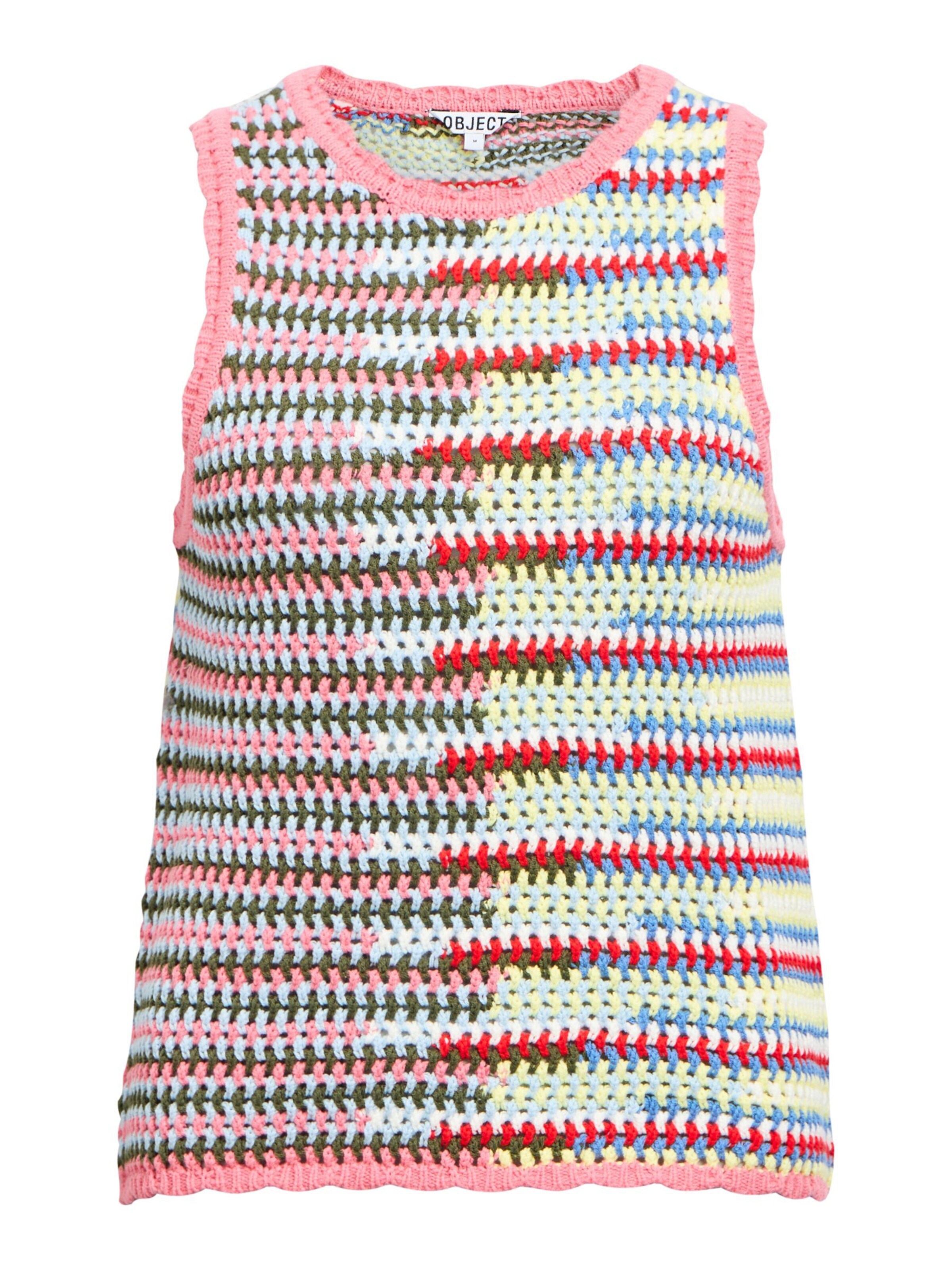 OBJECT Gebreide top 'OBJMiss' in Roze: voorkant