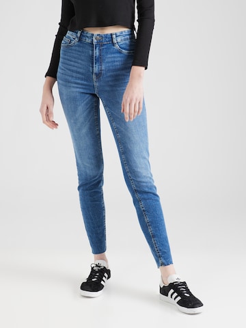 Noisy may Skinny Jeans 'Satty' i blå: framsida