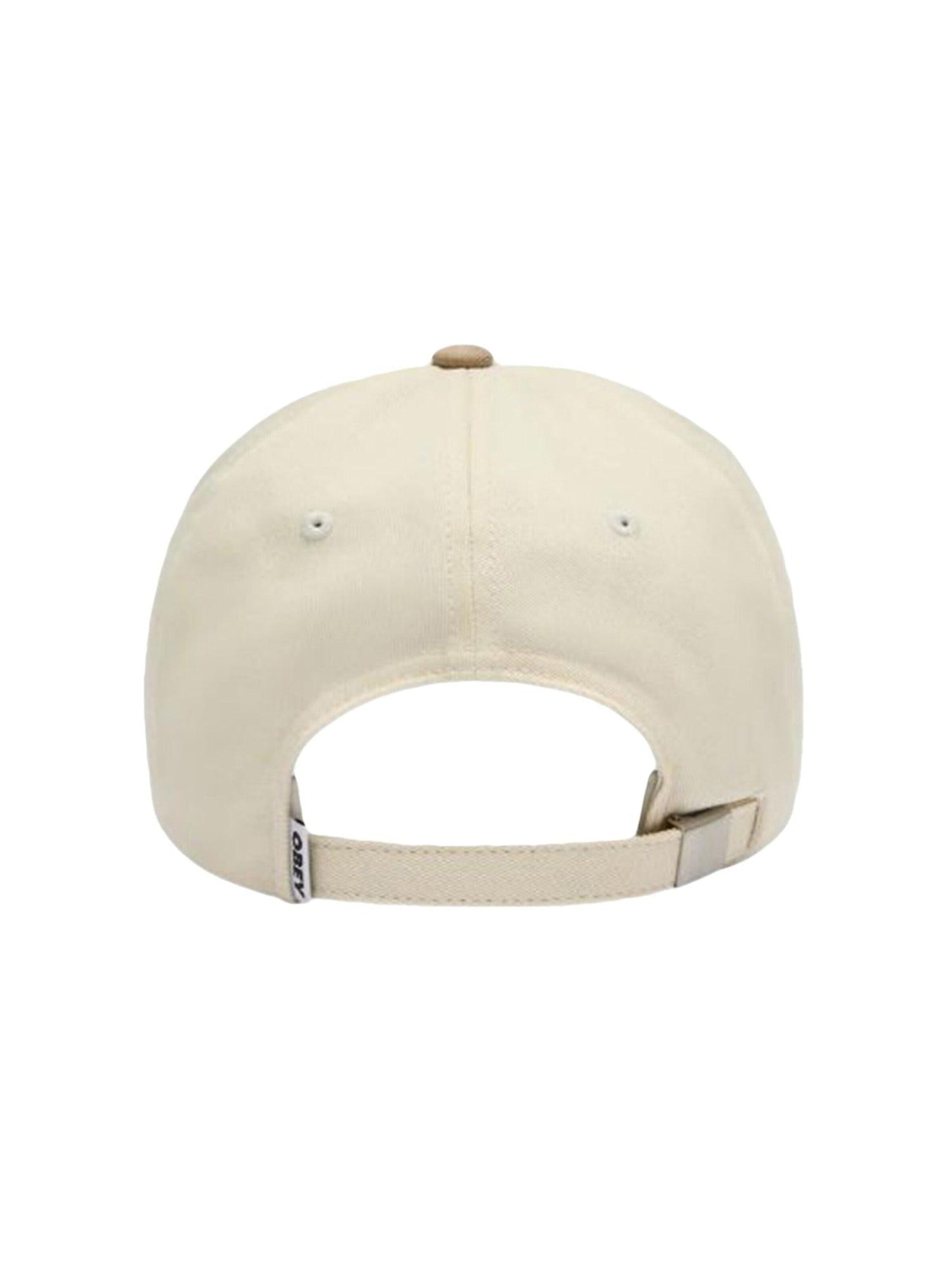 Obey Pet 'Design Studios 5 Panel Strapback Pale Khaki Multi' in Gemengde kleuren