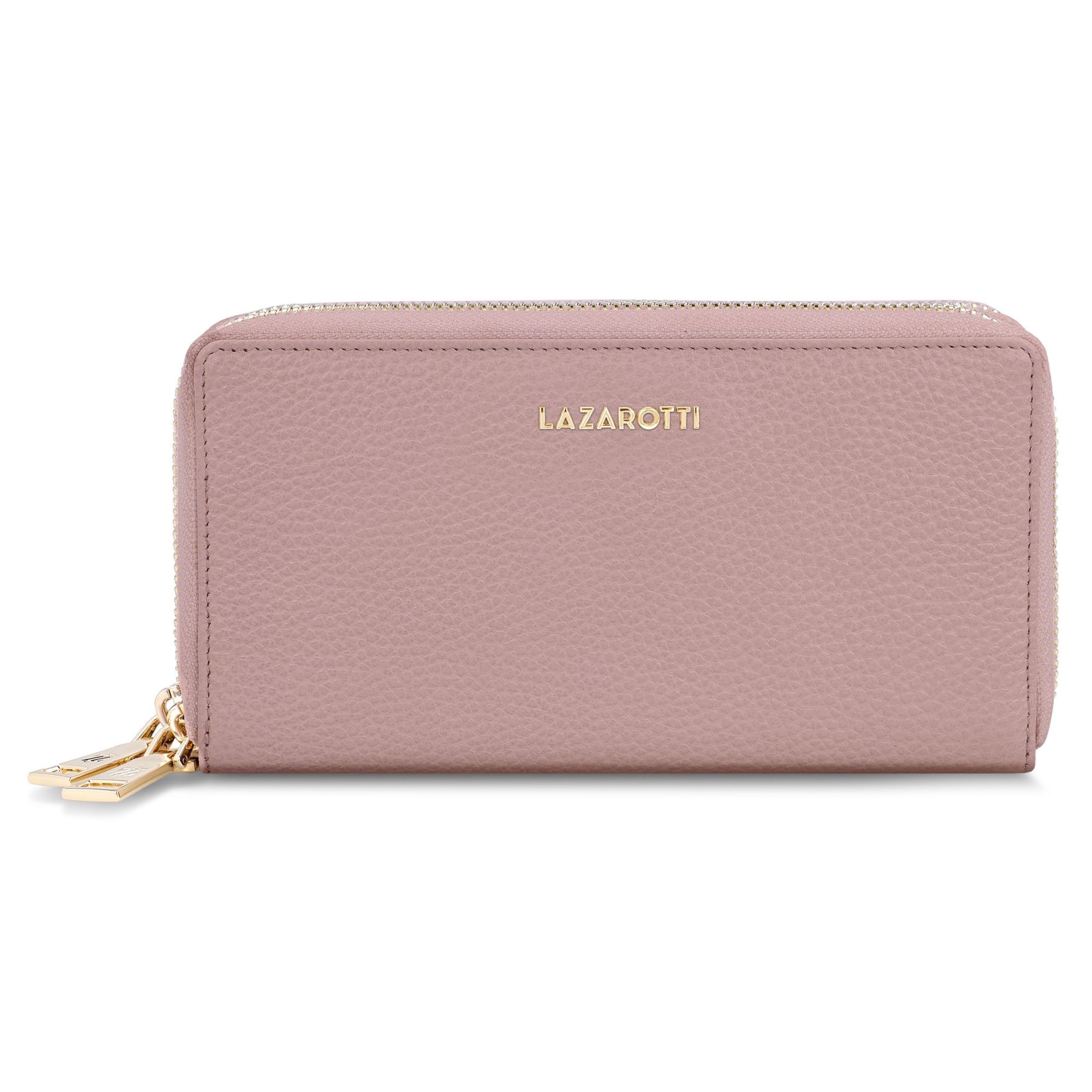 Portamonete di Lazarotti in rosa: frontale