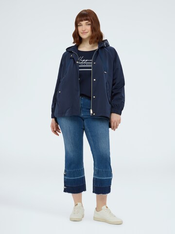 Fiorella Rubino Wintermantel in Blauw