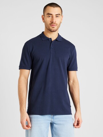 QS Shirt in Blauw: voorkant