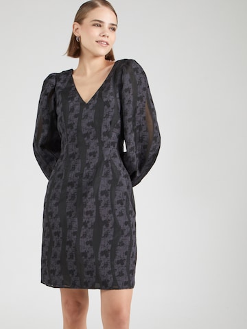 Samsøe Samsøe - Vestido 'Anai' en negro: frente