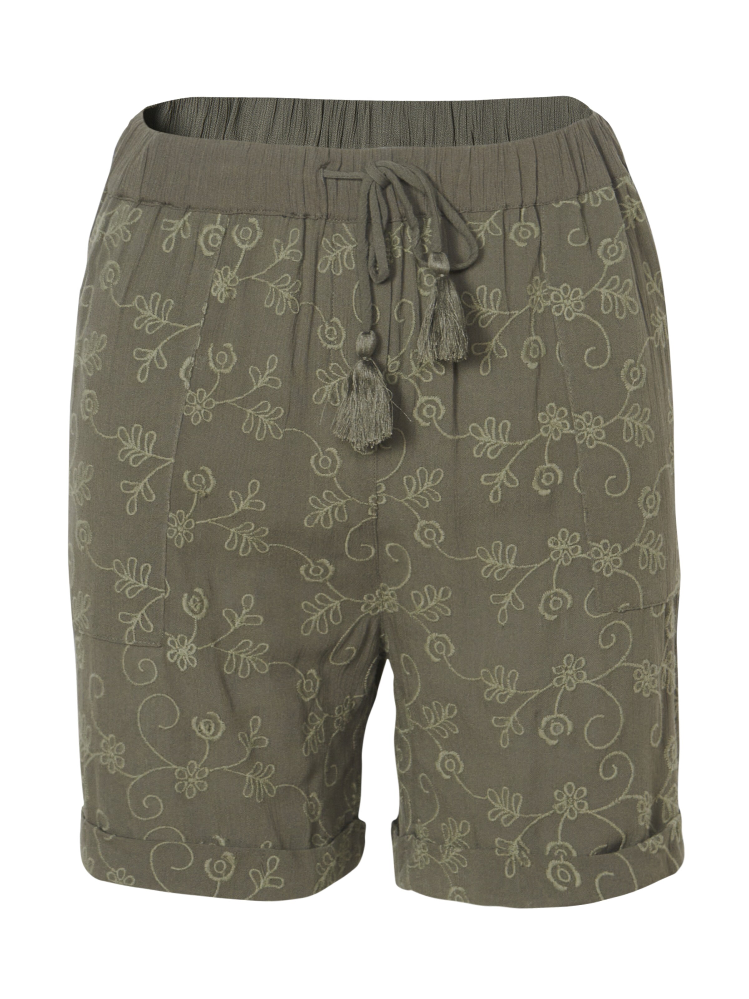 KOROSHI tavaline Püksid, värv roheline: eest vaates