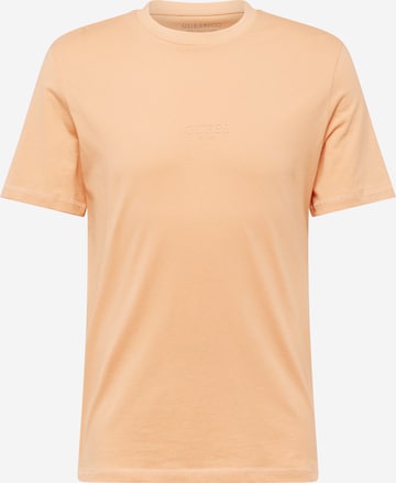 Tricou 'AIDY' de la GUESS pe portocaliu: față