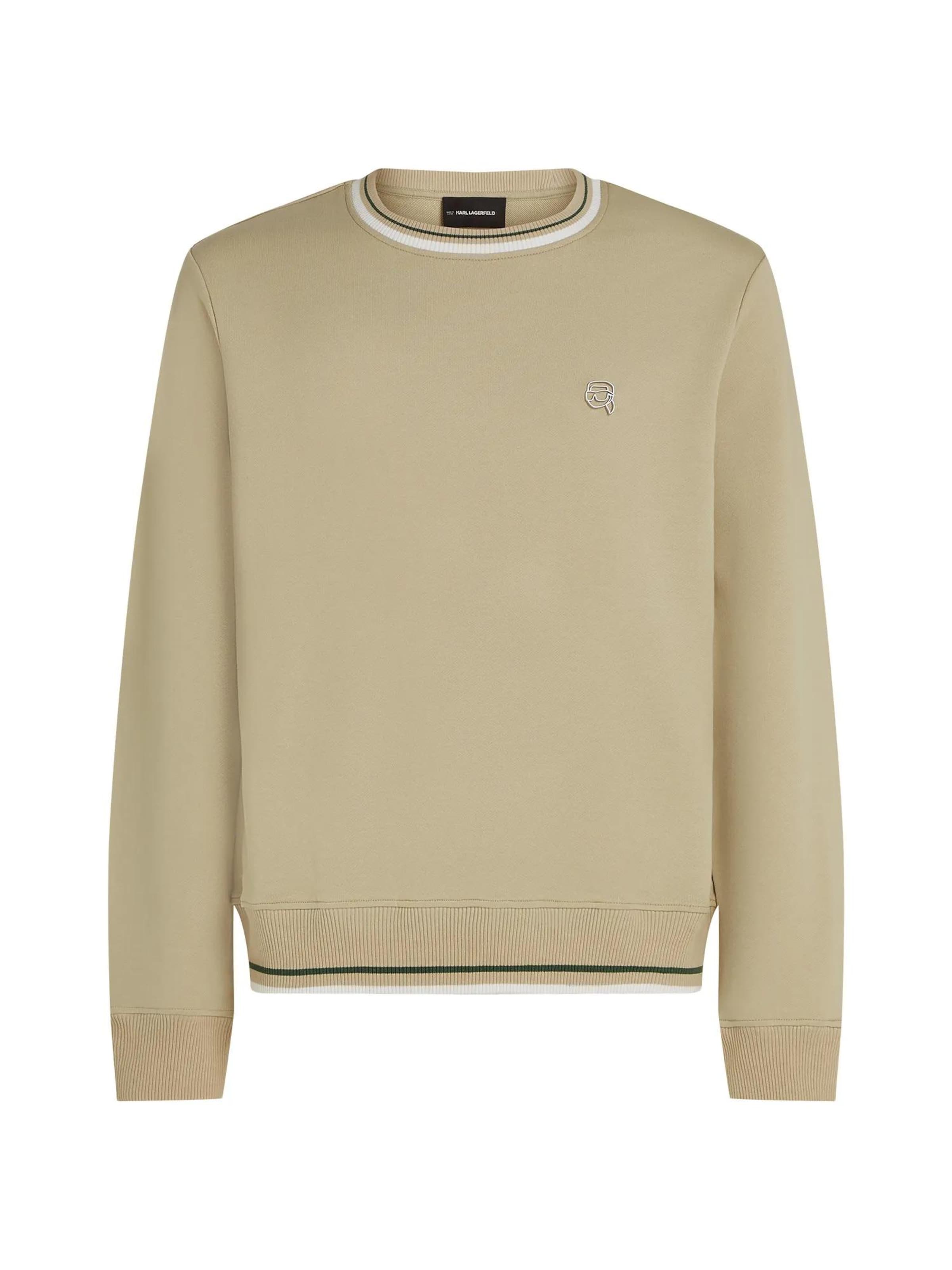 Karl LagerfeldSweater majica - bež boja: prednji dio
