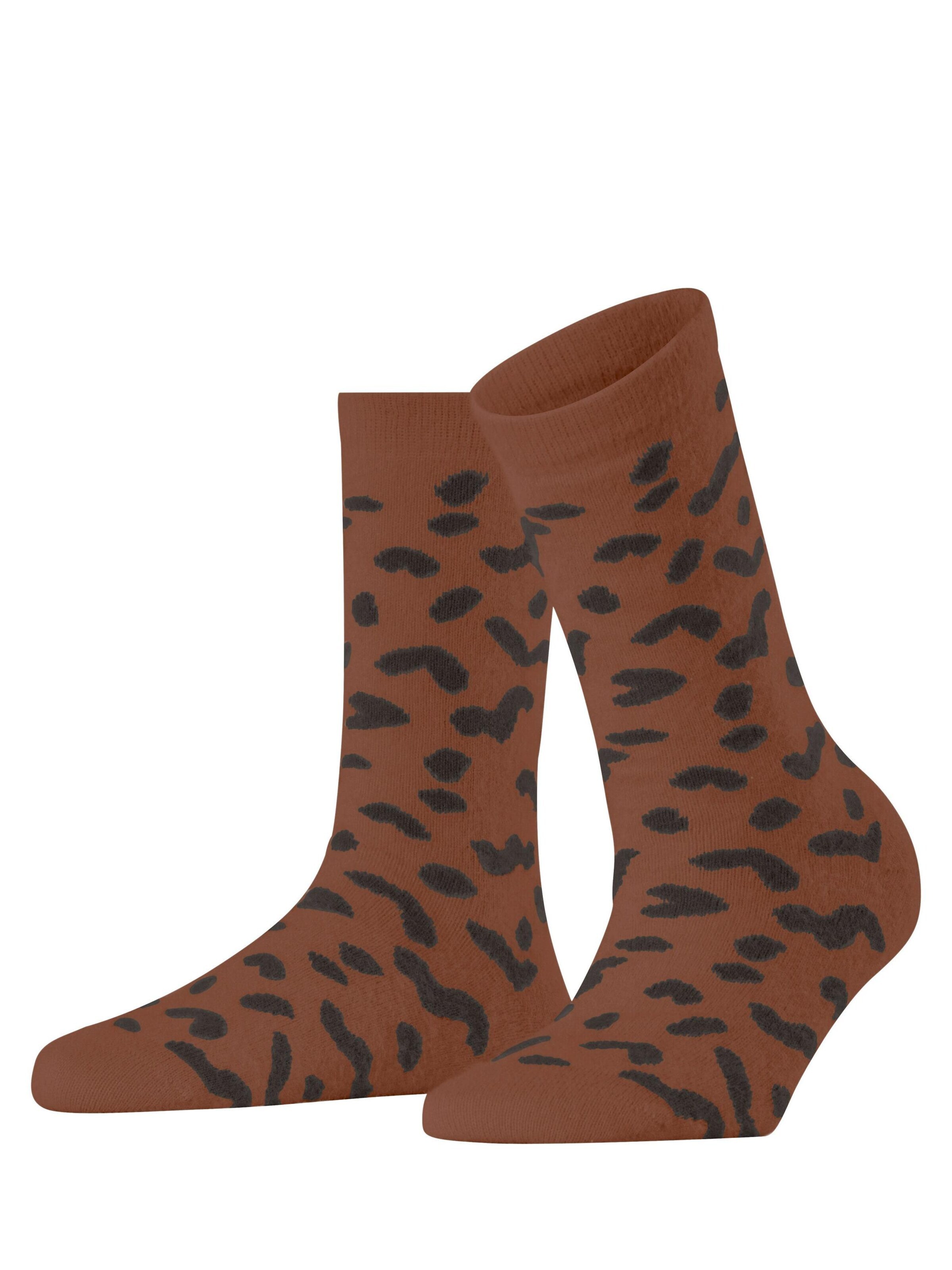 ESPRIT Socken 'Cozy Memphis'‌‌‌‌‌‌‌ in Braun: Vorderseite