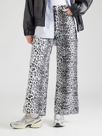 Wide Leg Jean 'Aris' OH APRIL en gris : devant