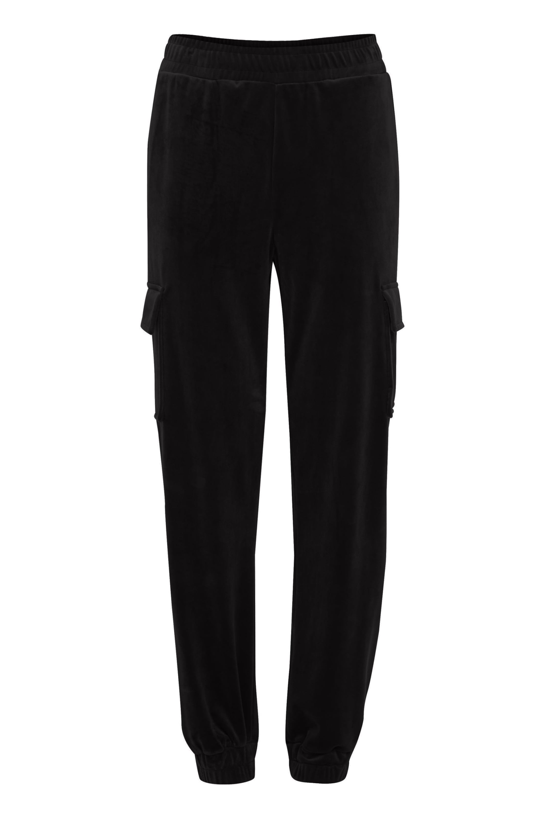Oxmo - Tapered Pantalón cargo 'Mitala' en negro: frente