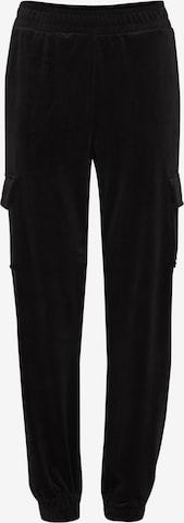 Oxmo Regular Cargo Pants 'Oxmitala' in Black: front