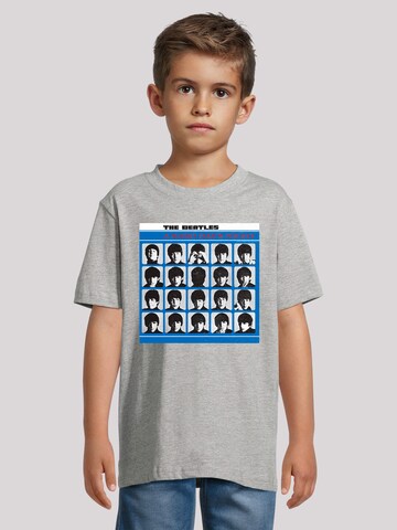 F4NT4STIC T-Shirt 'The Beatles Retro' in Grau: Vorderseite