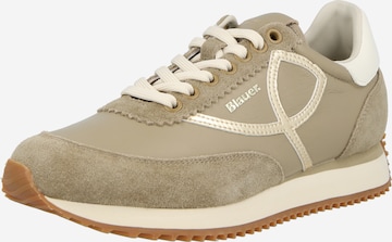 Baskets basses Blauer.USA en vert : devant