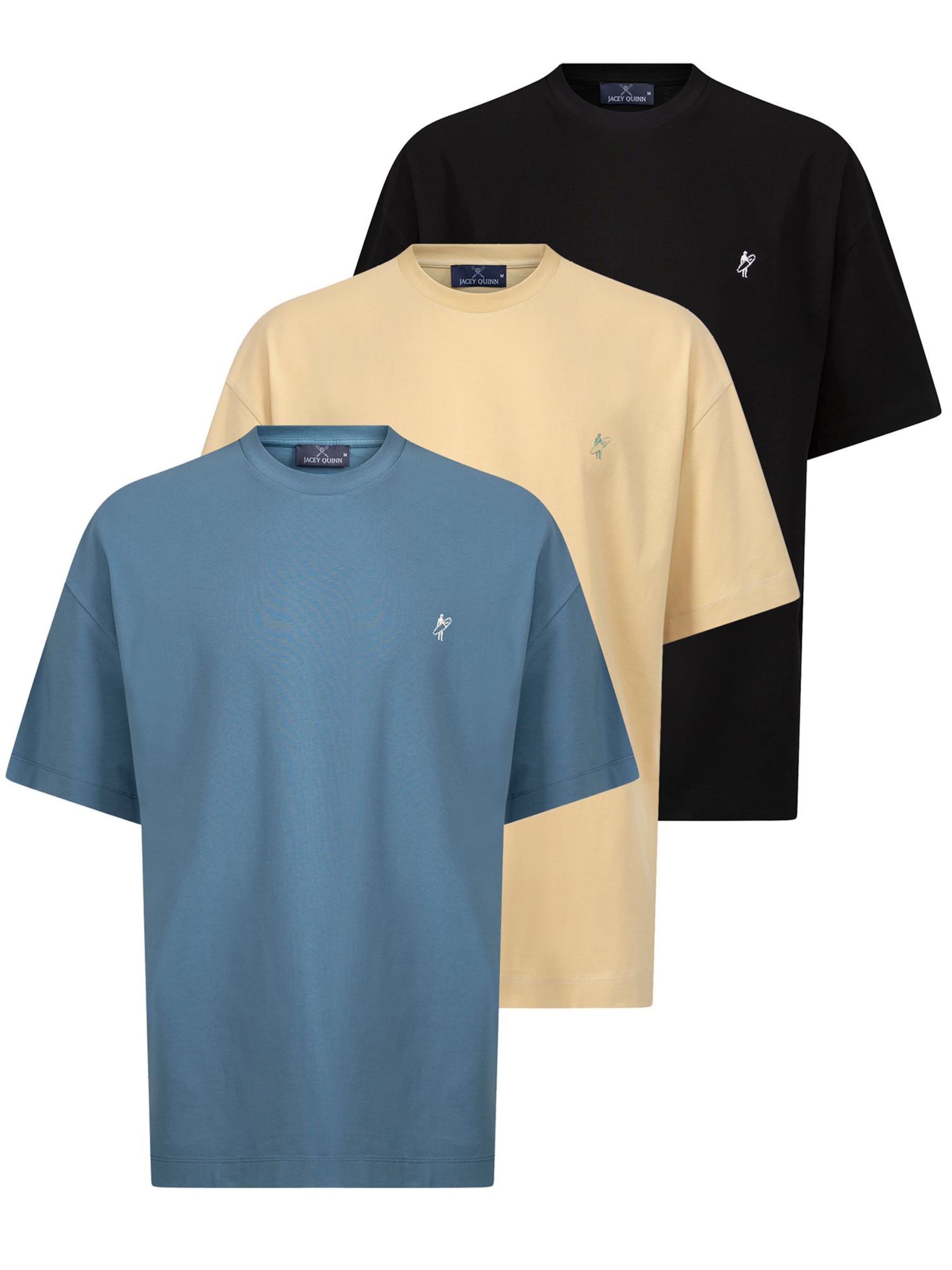 bēšs Jacey Quinn T-Krekls: no priekšpuses