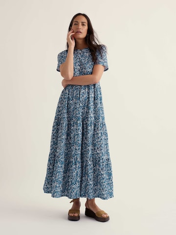 Seasalt Cornwall Kleid 'Line Strokes' in Blau: Vorderseite