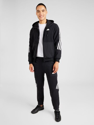 melns ADIDAS SPORTSWEAR Sportiska tipa jaka 'Future Icons'