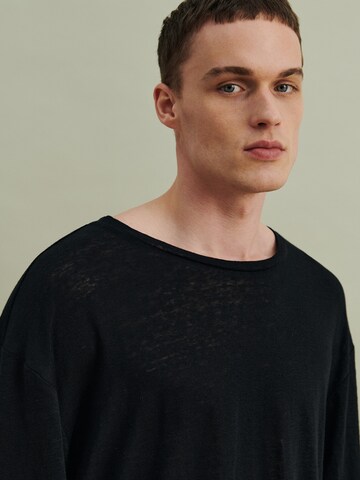 DAN FOX APPAREL Shirt 'Hannes' in Black