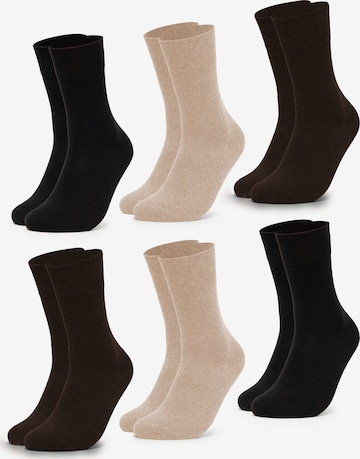 Chaussettes 'Oliver' Occulto en beige : devant