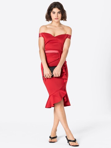 Lipsy Cocktail Dress in Red