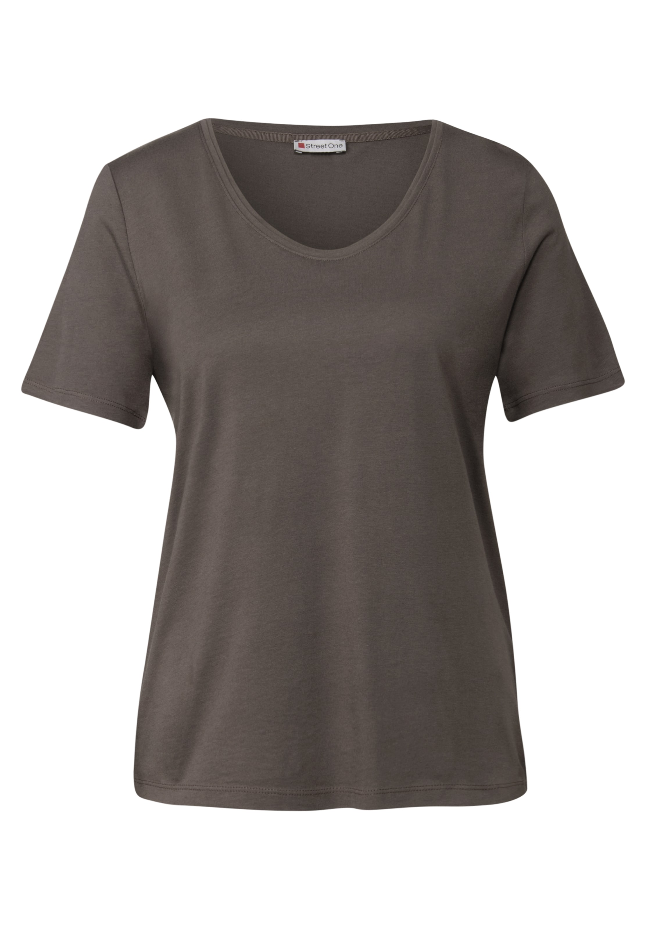 STREET ONE Shirt in Brown: front