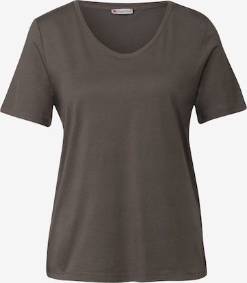 STREET ONE Shirt in Brown: front
