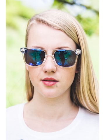 Lunettes de soleil 'Nerd Sonnenbrillen' VEYREY en bleu : devant