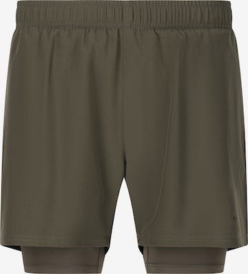 ENDURANCE Sports trousers 'Kros' in Green: front