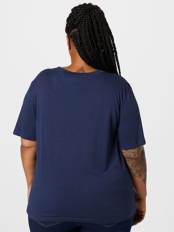 Tommy Jeans Curve - Camiseta en azul