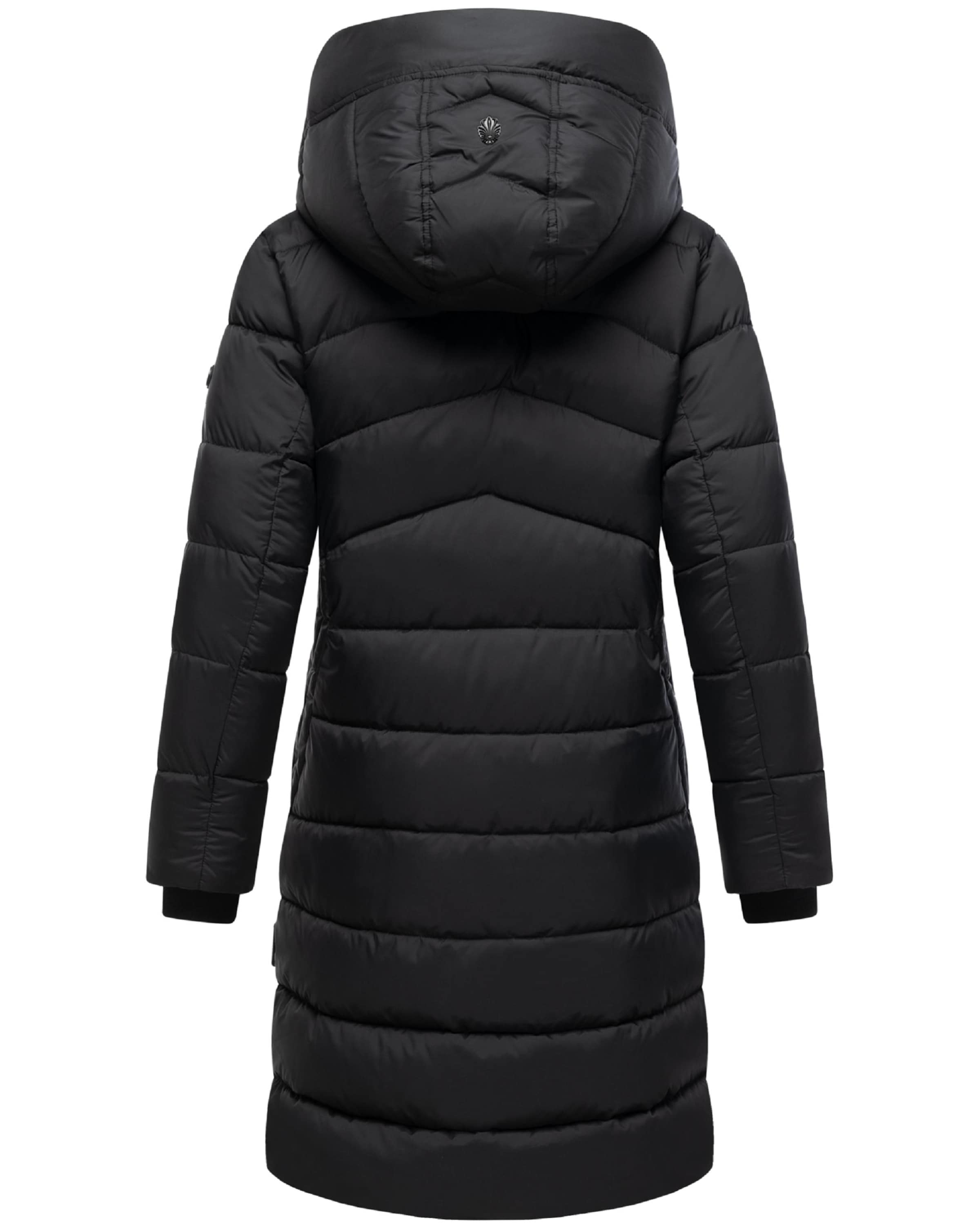 MARIKOO Płaszcz zimowy 'Kaltnäschen 16' w kolorze czarny