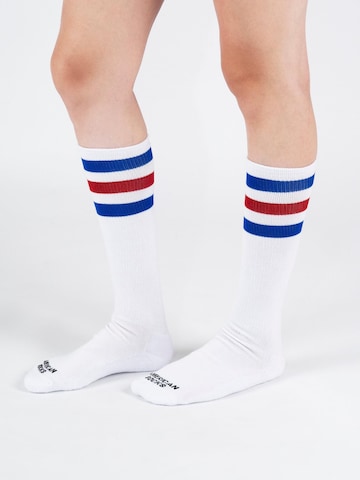 American Socks Knee socks 'American Pride' in White