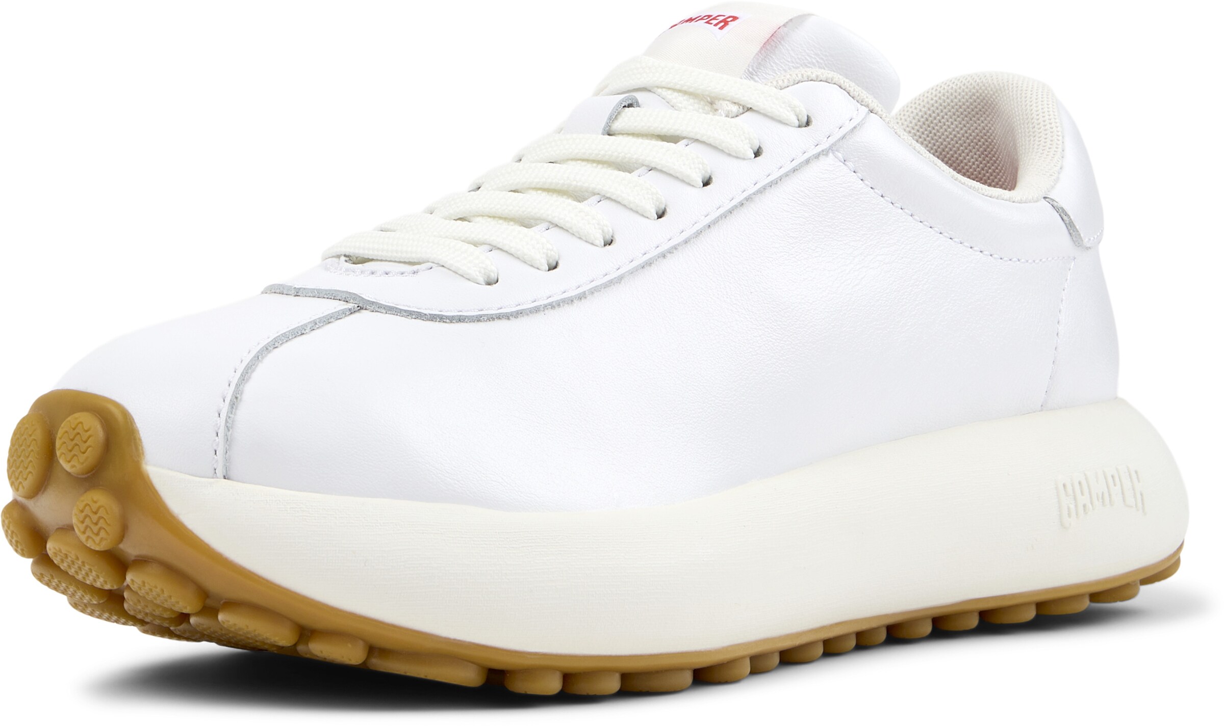 CAMPER - Sapatilhas baixas 'Pelotas Athens' em branco: frente