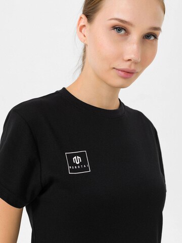 MOROTAI Performance Shirt 'Naka' in Black