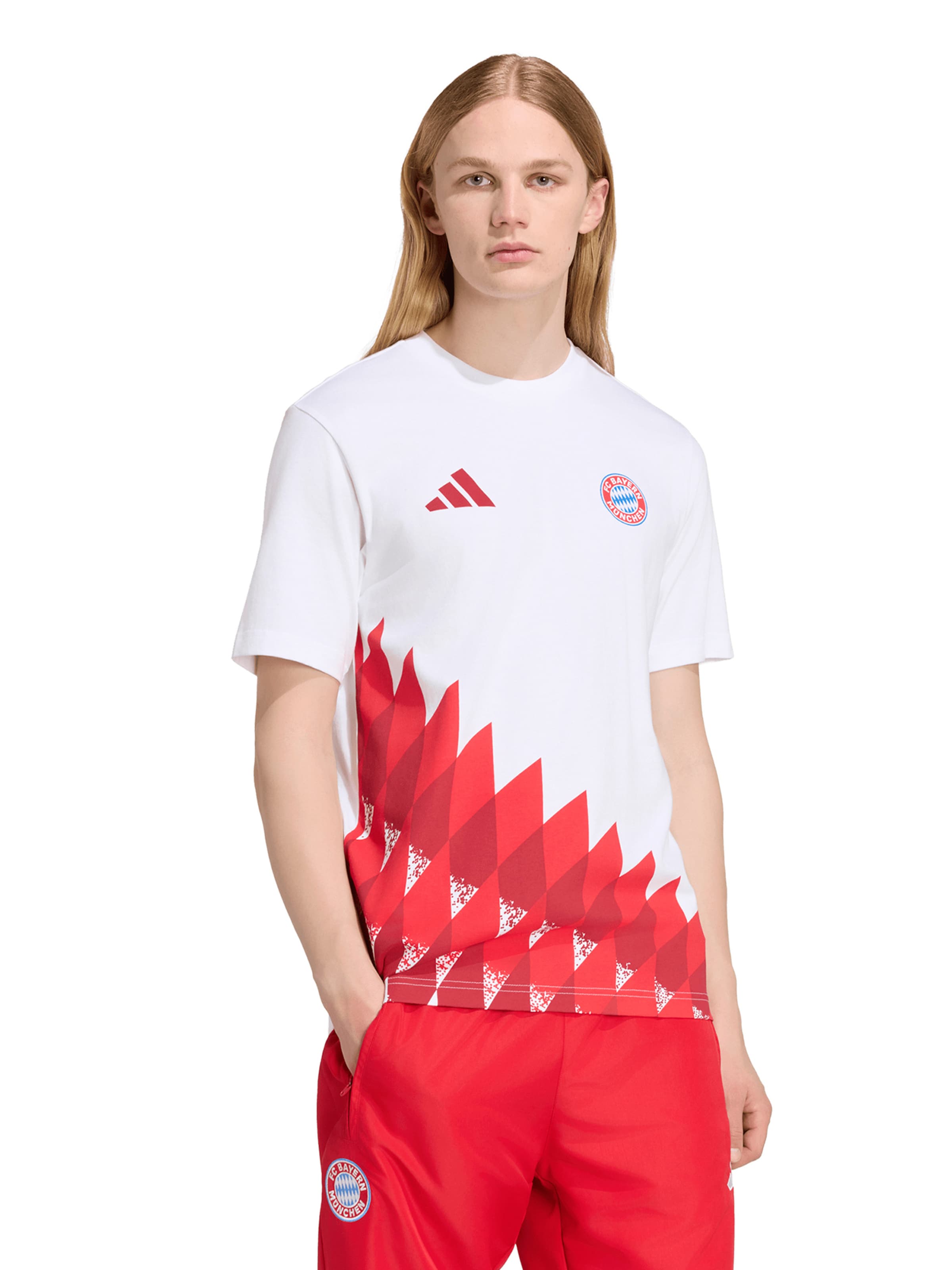 ADIDAS PERFORMANCE Trykot 'FC Bayern München Anthem' w kolorze czerwony: przód