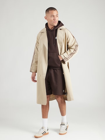 Bluză de molton 'Essentials' de la ADIDAS ORIGINALS pe maro