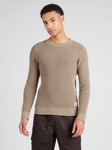 QS Sweater in Beige: front