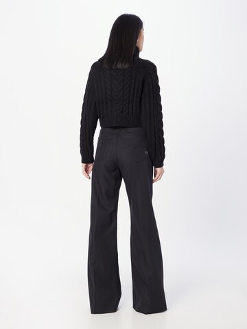 Wide Leg Pantalon à plis 'Deck' G-Star RAW en noir