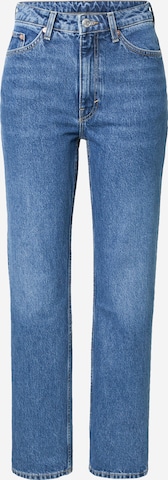 Jean 'Voyage High Straight' WEEKDAY en bleu : devant