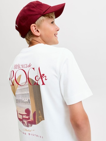 T-Shirt Jack & Jones Junior en blanc