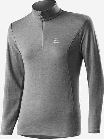 Löffler Athletic Sweatshirt in Grey: front