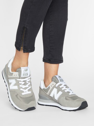 new balance Rövid szárú sportcipők - szürke: elől