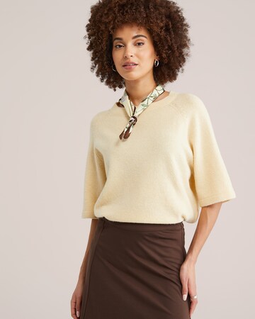 WE Fashion Pulóver - sárga: elől