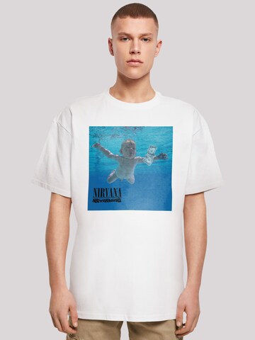 F4NT4STIC Shirt 'Nirvana Rock Band Nevermind Album' in White | ABOUT YOU